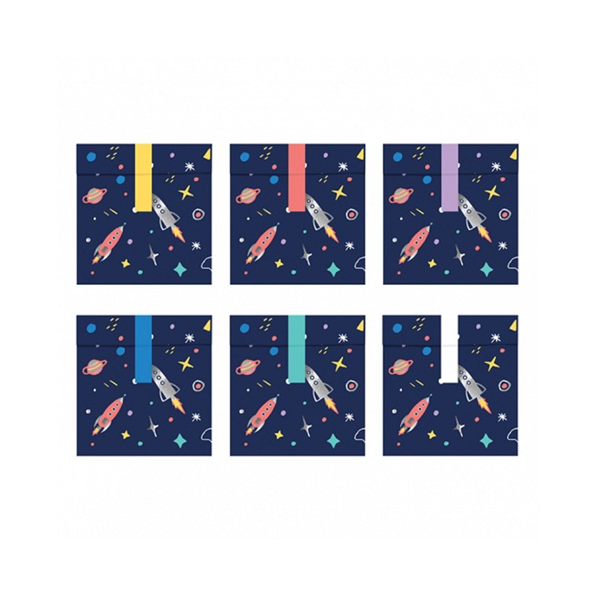 6 Galaxy Treat Bags