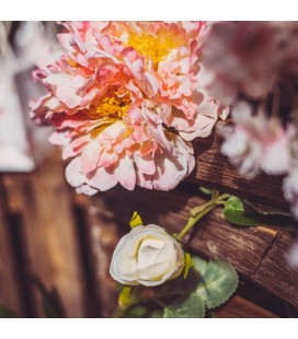 3 Pink Peonies Bouquet