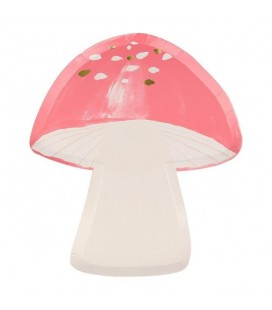 Assiettes en Forme de Champignon