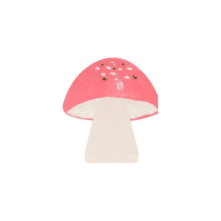Fairy Toadstool Shaped Napkins