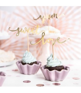 8 Partypiekser Gold & Silber mit Bommeln