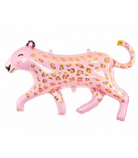 Pink Giraffe Mylar Foil Balloon