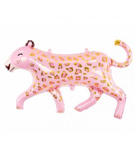 Pink Giraffe Mylar Foil Balloon