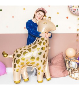 Pink Girafe Folienluftballon