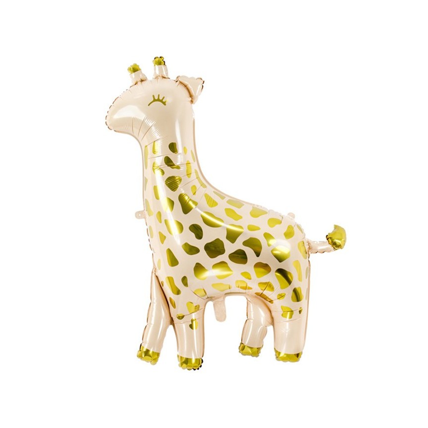 Gold Giraffe Mylar Foil Balloon Gold Giraffe Mylar Foil Balloon