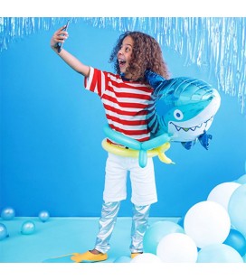 Ballon Alu Mylar Requin Mignon