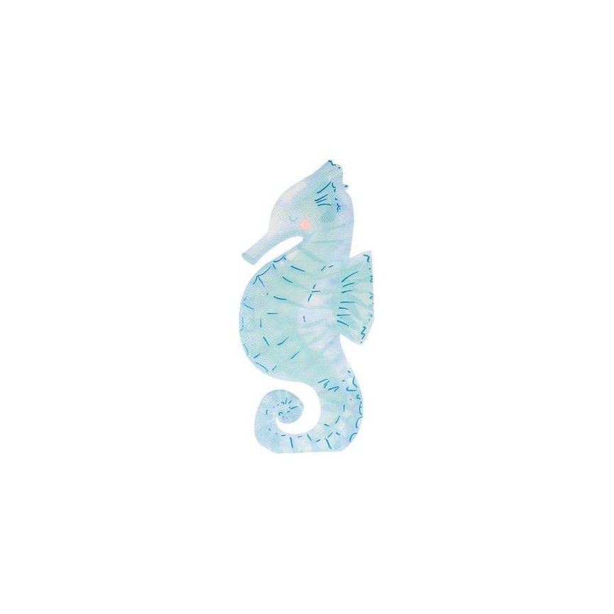 16 Seahorse Napkins