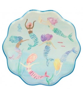Swimming Mermaids Plates