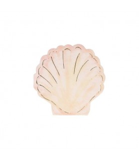 Serviettes Coquille Aquarelle