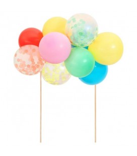 Rainbow Balloon Cake Topper Kit