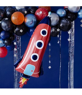 Ballon Mylar Fusée