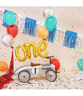 Ballon Mylar One Gold