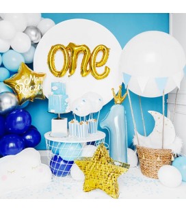 Ballon Mylar One Gold