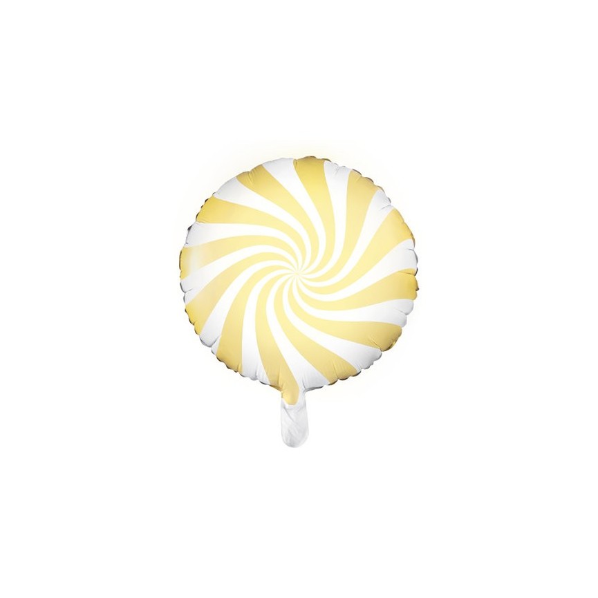 Ballon Alu Yummy Candy Jaune
