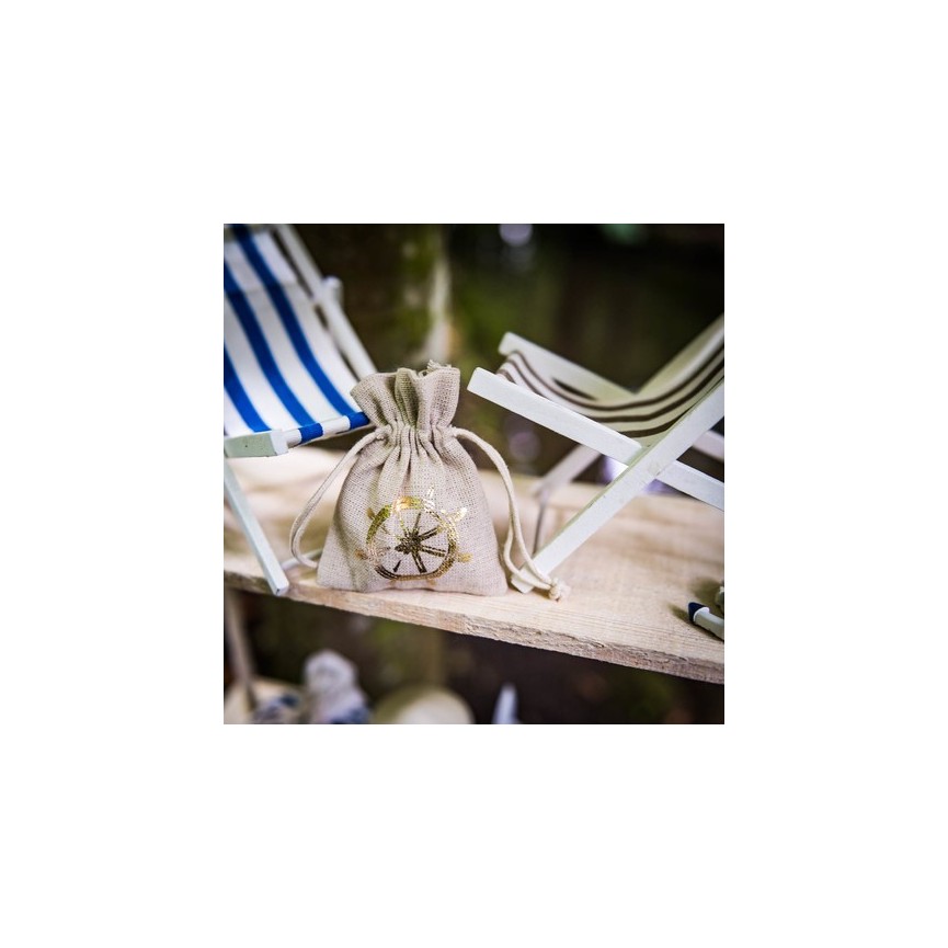 4 Pochons Gaze de Coton - Blanc 4 Pochons Gaze de Coton - Blanc