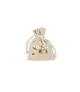 4 Pochons Gaze de Coton - Blanc