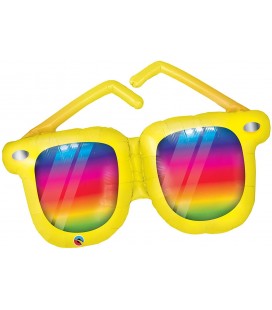 Rainbow Sunglasses Foil Balloon