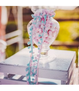 Pompom Ribbon - Pink