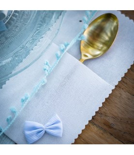 Pompom Ribbon - Blue