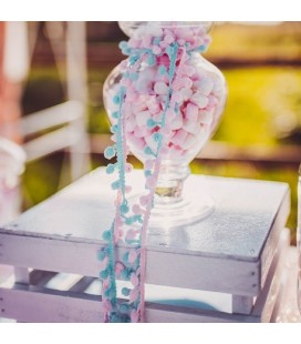 Pompom Ribbon - Blue