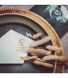 10 Ivory "Love" Cones