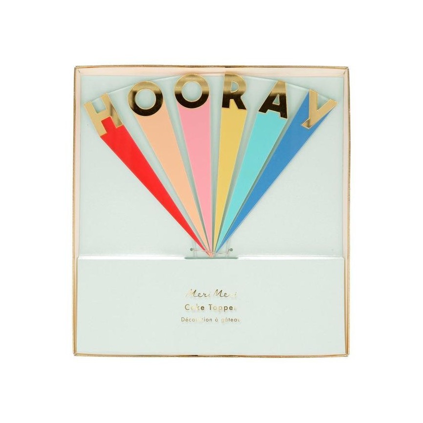Horray Cake Topper (Kuchendeko)