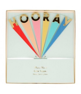 Horray Cake Topper (Kuchendeko)