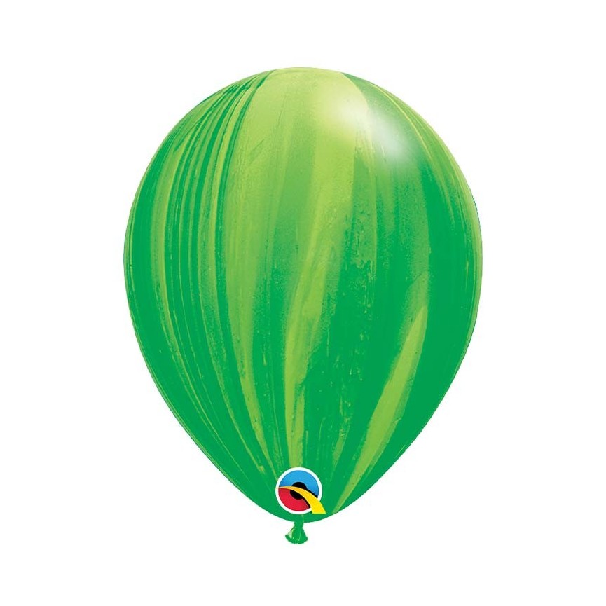 1 Green Marble Agate Balloon