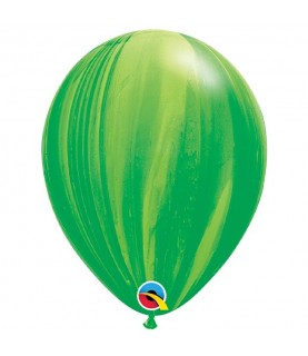 1 Green Marble Agate Balloon