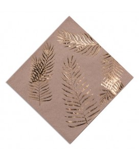 Tropi Chic Kraft Palm Cups