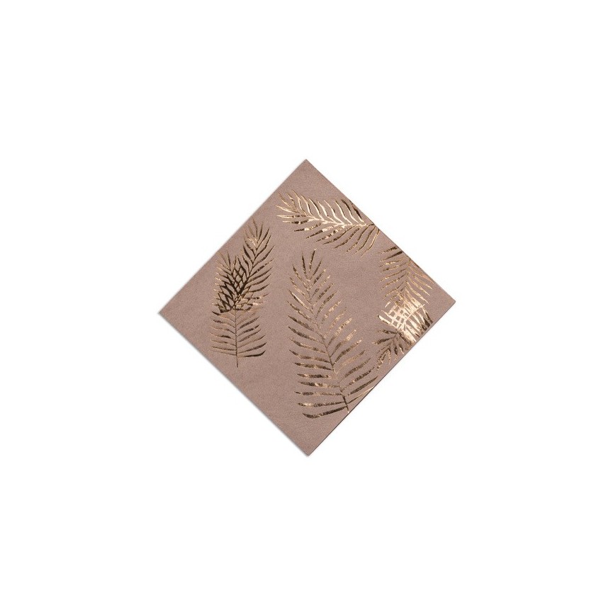 Tropi Chic Kraft Palm Cups