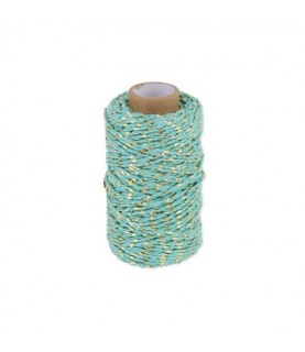Gold & Turquoise Twine