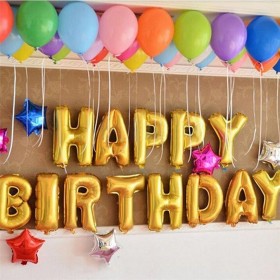 Ballons Aluminium Lettres